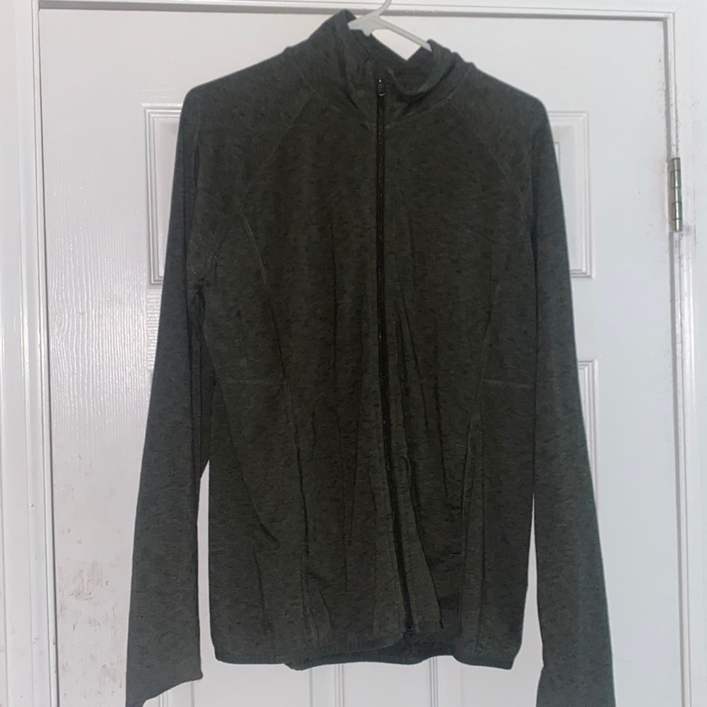 Green Zip Up